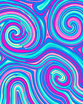 Vibrant Swirl Boho Pattern Rug