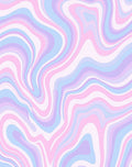 Pastel Swirl Marble Pattern Rug
