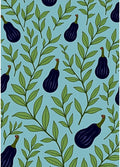 Purple Eggplant Vine Pattern Rug