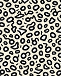 Abstract Spotted Cream Black Pattern Rug