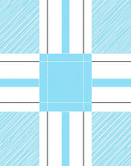 Striped Geometric Pattern Rug