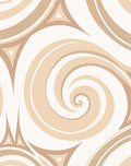Neutral Swirls and Triangles Pattern Rug
