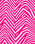 Bold Pink Zebra Stripe Pattern Rug