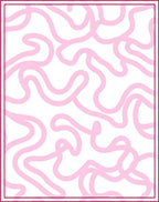 Abstract Pink Swirls Pattern Rug