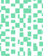 Mint Green Abstract Geometric Pattern Rug