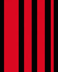Bold Red Black Stripe Pattern Rug