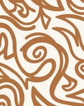 Modern Swirls Abstract Design Rug