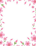 Pink Floral Garden Pattern Rug