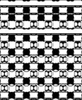 Bold Black White Abstract Geometry Rug