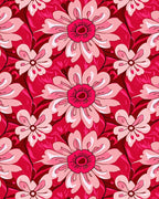 Vibrant Floral Pattern Design Rug