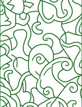 Abstract Swirls Minimalist Design Rug