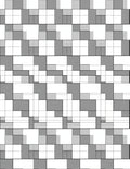 Monochromatic Geometric Square Pattern Rug