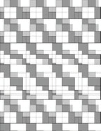Monochromatic Geometric Square Pattern Rug