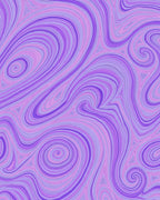 Swirling Lilac And Violet Abstract Lines Rug