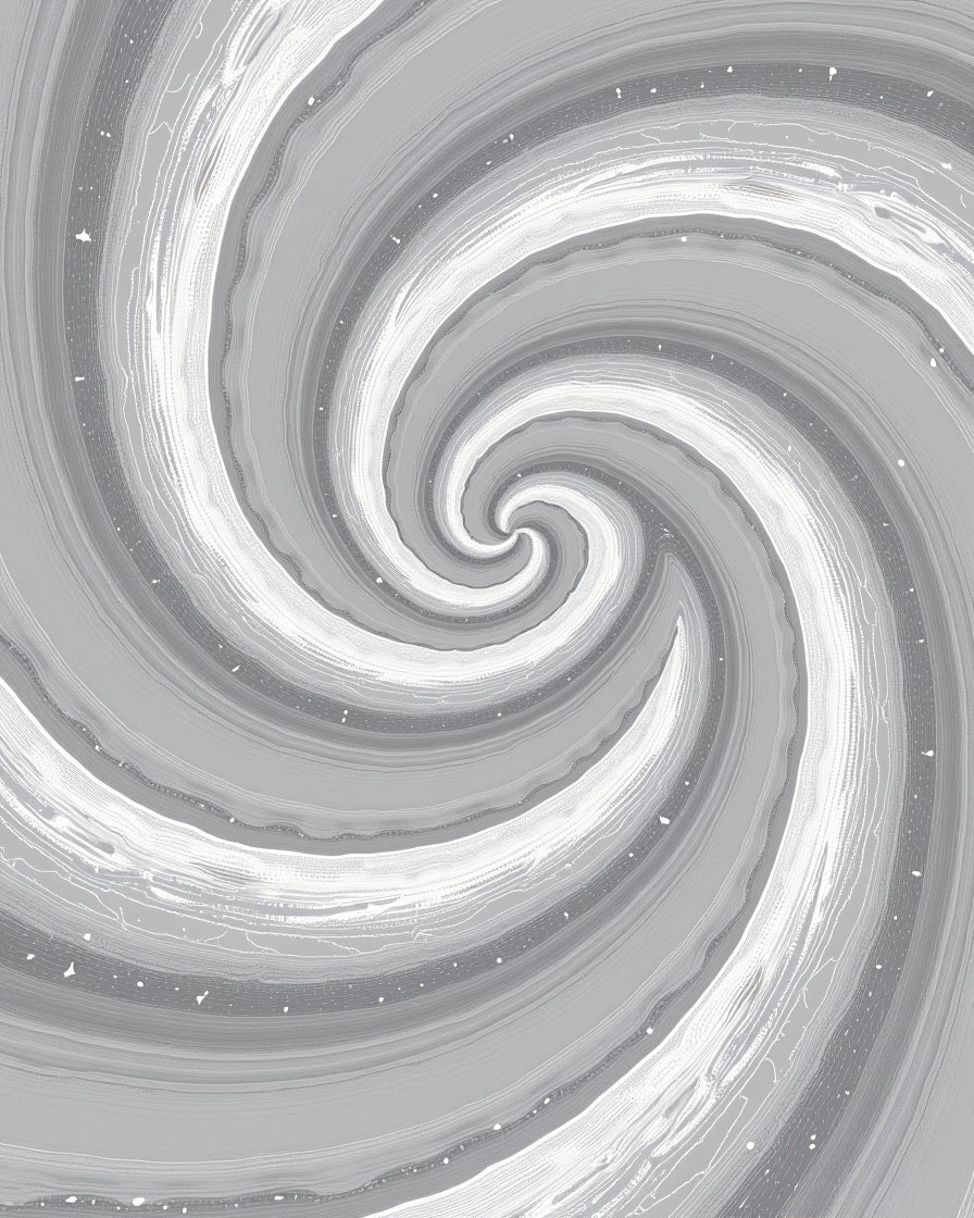 Monochromatic Swirl Texture Rug