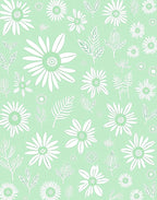 Abstract Floral Whimsical Pattern Design Rug