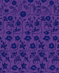 Bold Floral Sketch Pattern Rug