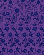 Bold Floral Sketch Pattern Rug
