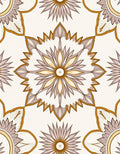 Ornate Floral Inspired Mandala Pattern Rug