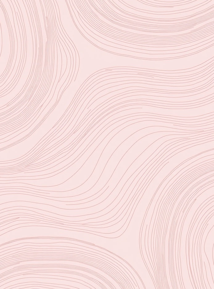 Minimalist Pastel Flowing Lines Rug