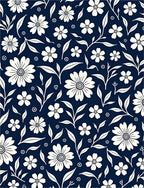 Classic Floral Arrangement Dark Rug