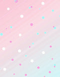Pastel Polka Dot Gradient Design Rug