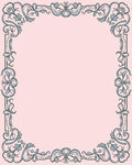 Art Nouveau Floral Scroll Pattern Rug