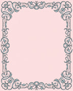 Art Nouveau Floral Scroll Pattern Rug