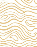 Abstract Wavy Stripes Warm Design Rug