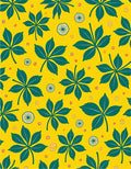 Bold Palm Leaf Pattern Rug