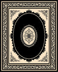 Intricate Floral Medallion Patterned Area Rug