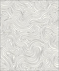 Abstract Swirling Contour Line Pattern Rug