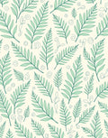 Green Leafy Vines Pattern Rug