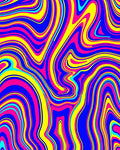 Vibrant Swirl Pattern Rug