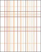 Classic Plaid Line Pattern Rug
