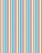 Multi-Color Thin Stripe Pattern Rug
