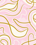 Abstract Swirls Design Rug