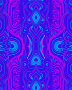 Vibrant Swirl Pattern Abstract Design Rug