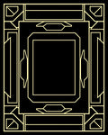 Art Deco Lines Geometric Design Rug