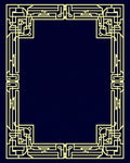 Art Deco Geometric Lines Rug