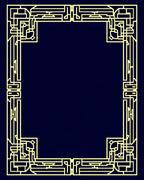 Art Deco Geometric Lines Rug
