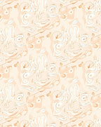 Neutral Abstract Flowing Organic Pattern Rug