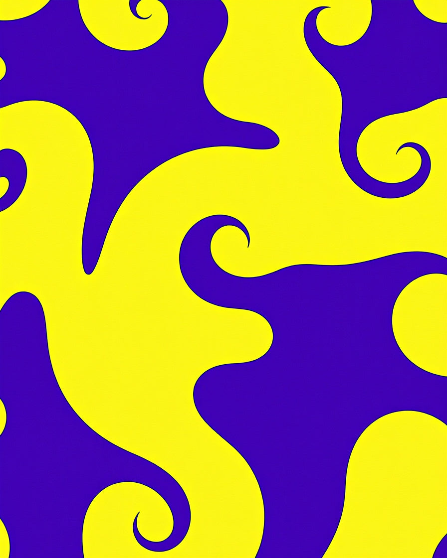 Vibrant Swirls Pattern Rug
