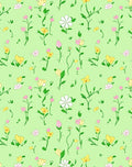 Delicate Floral Botanical Pattern Design Rug