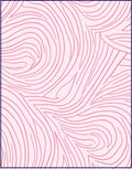 Abstract Pink Organic Swirls Rug