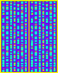 Geometric Block Print Design Rug