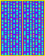 Geometric Block Print Design Rug