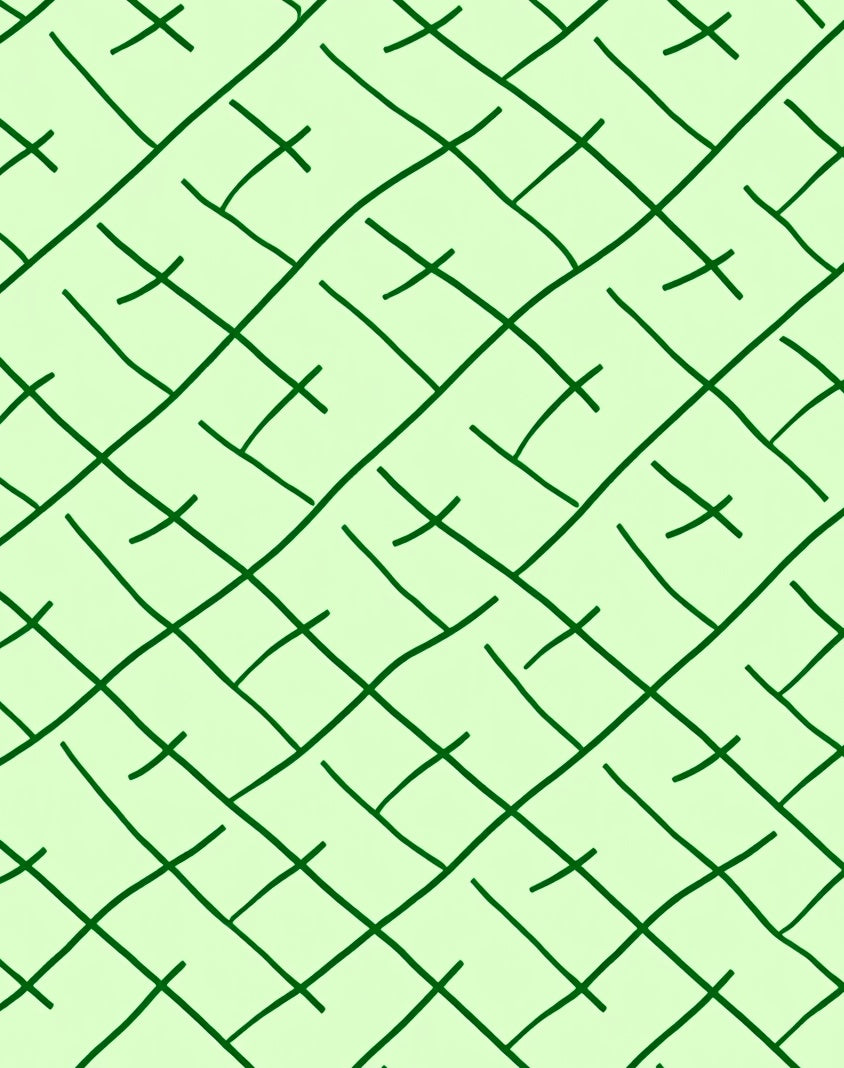 Abstract Intersecting Lines Pattern Rug