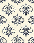 Classic Floral Damask Pattern Rug