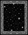Cosmic Starry Night Pattern Rug